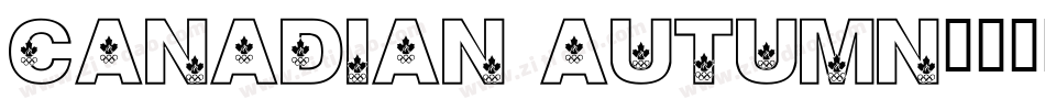 Canadian Autumn字体转换